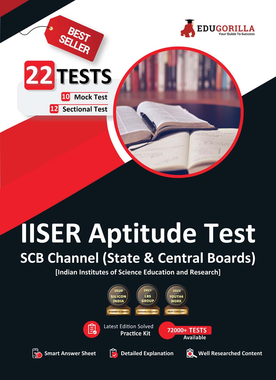 Buy IISER Aptitude Test SCB Channel State Central Boards Preparation Book 2023 At 10 
