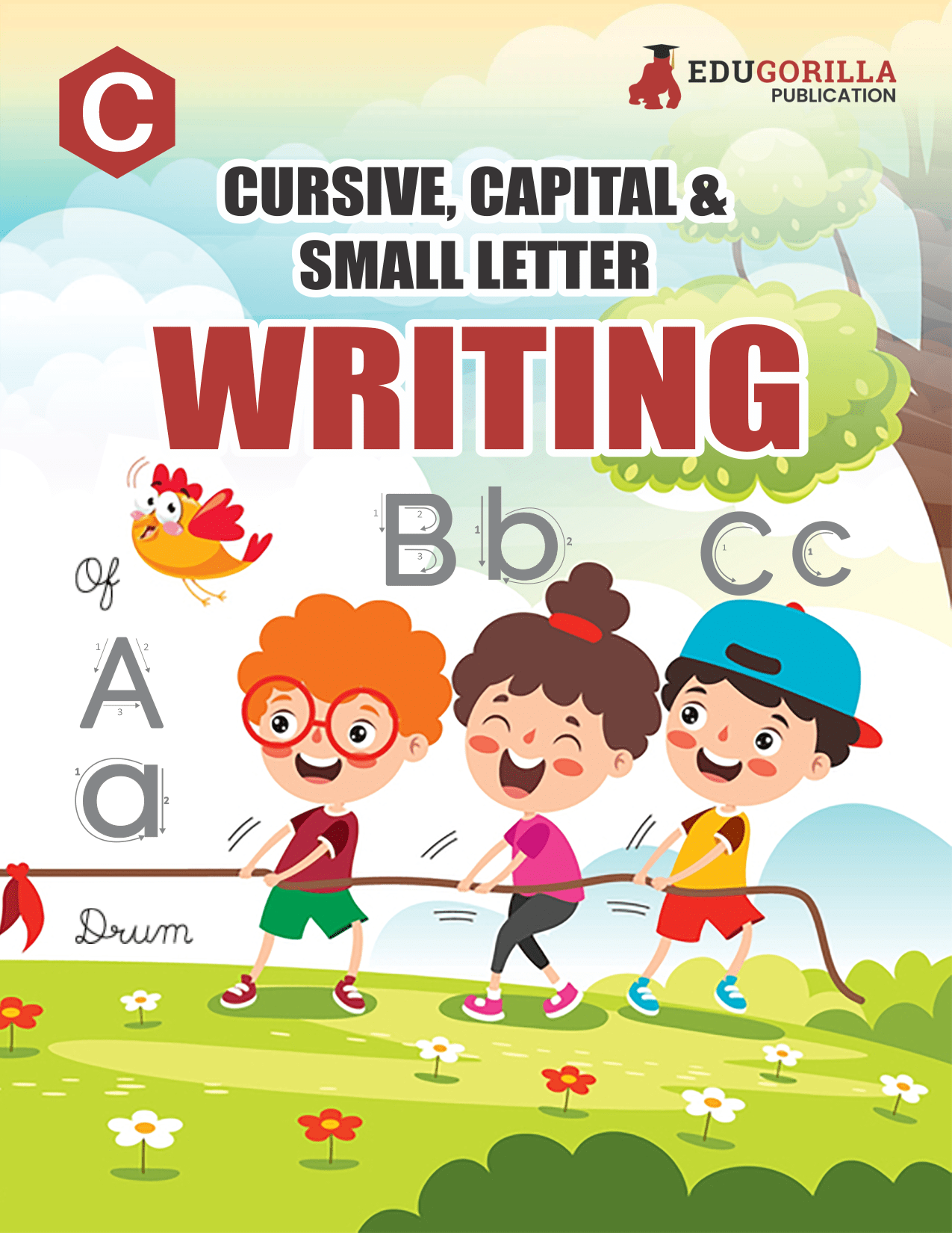 Cursive, Capital & Small writing (C)